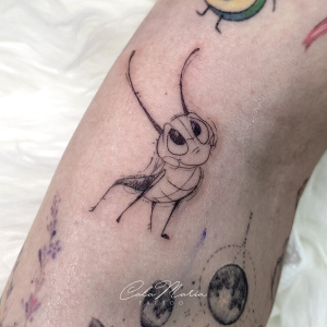 tattoo-Cri-Kee-grillo-disney-lineafina-madrid-tattoo-madrid-lineafina-sketch