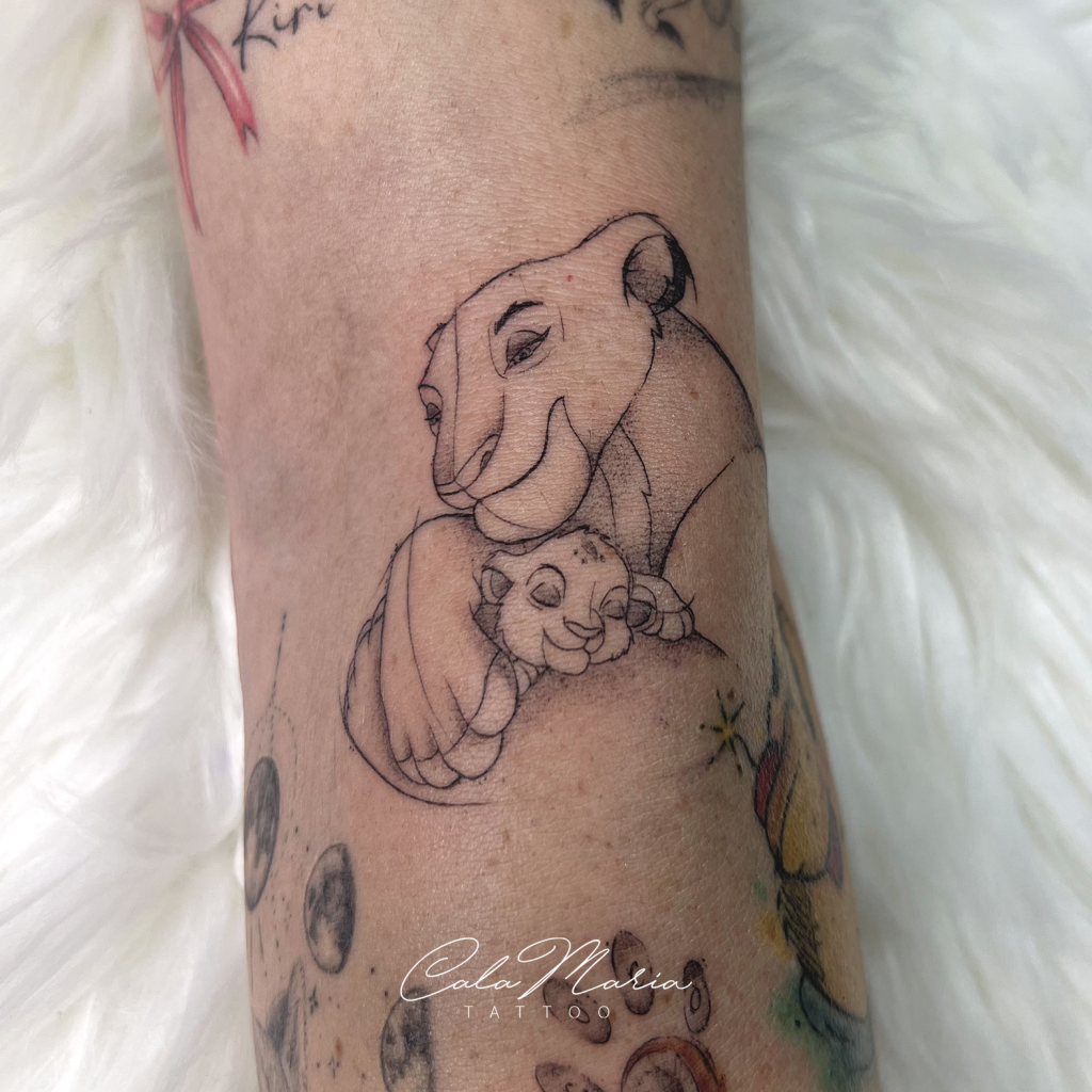 tattoo-rey-leon-sketch-lineafina-madrid