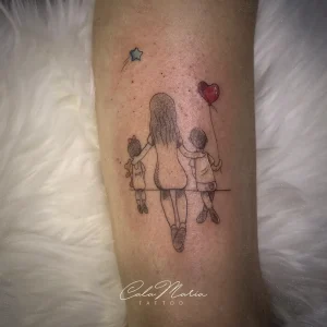tattoo-watercolor-tatuaje-acuarela-familia-lineafina-madrid-tattoomadrid-madretattoo