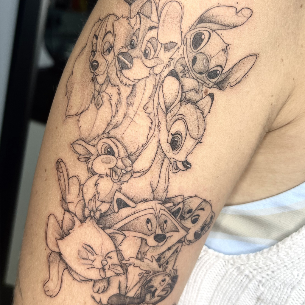 tatuaje-disney-lineas-finas-madrid-sketch-tattoo