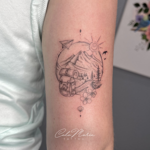 travel-tattoo-lineafina-madrid-lineafina-montaña-sketch